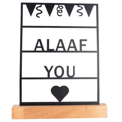 PartyXplosion Metalen frame - Alaaf You