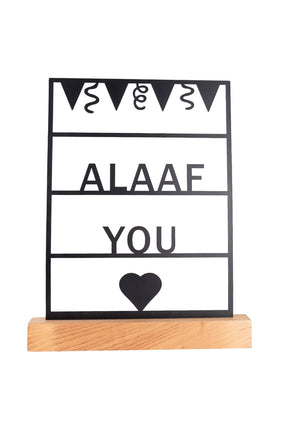 PartyXplosion Metalen frame - Alaaf You