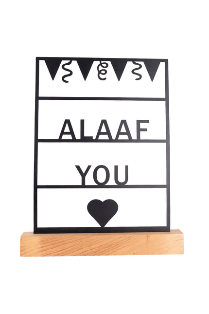 PartyXplosion Metalen frame - Alaaf You