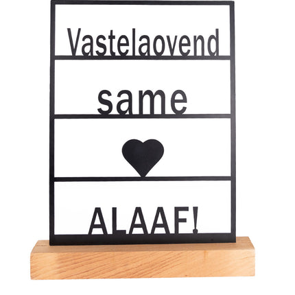 PartyXplosion Metalen frame - Vastelaovend Same Alaaf !