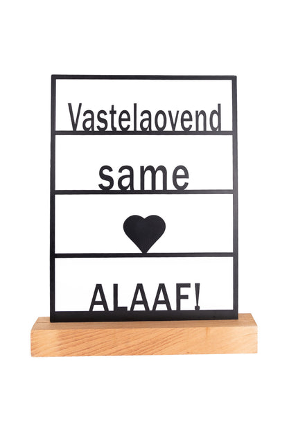 PartyXplosion Metalen frame - Vastelaovend Same Alaaf !