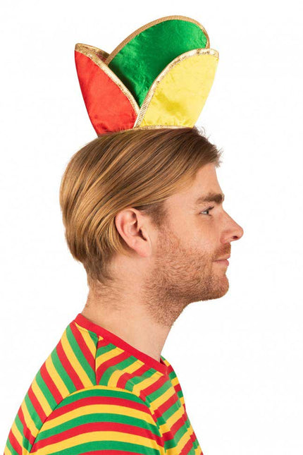 PartyXplosion Mini Prinsenmuts Rood Geel Groen