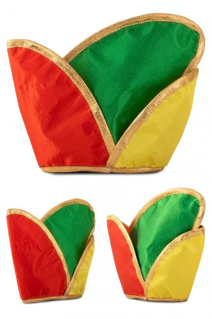 PartyXplosion Mini Prinsenmuts Rood Geel Groen