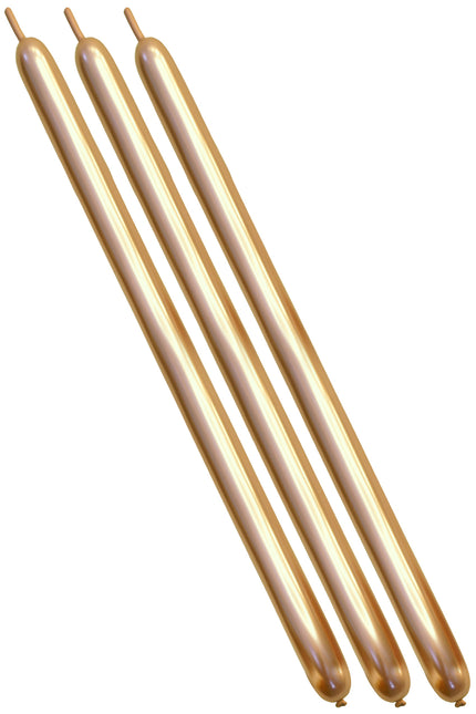 PartyXplosion Modelleerballon Chrome goud