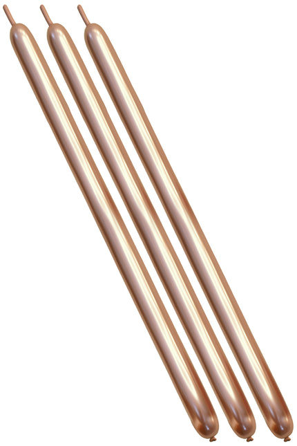 PartyXplosion Modelleerballon Chrome roze goud