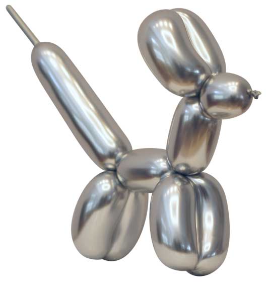 PartyXplosion Modelleerballon Chrome zilver