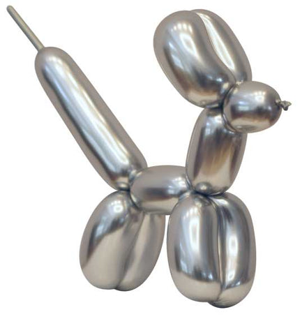 PartyXplosion Modelleerballon Chrome zilver