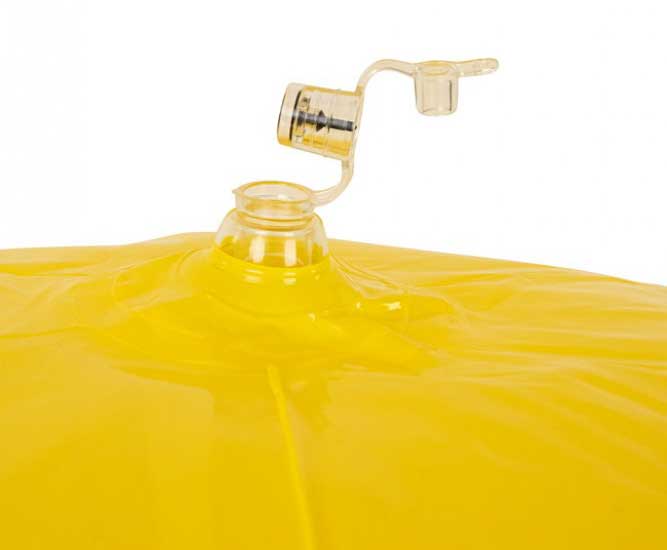 PartyXplosion Opblaasbare Megabal Geel