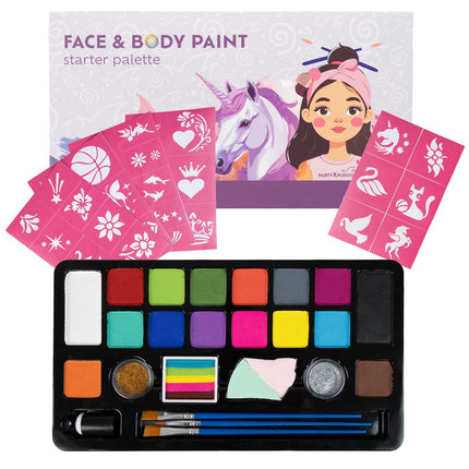 PartyXplosion PartyXplosion Face & Body Paint Starter Palette