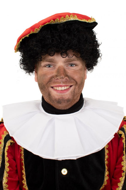 PartyXplosion Pieten kraag wit 4 laags