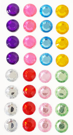 PartyXplosion Plaksteentjes Grote Rondjes 32 stuks