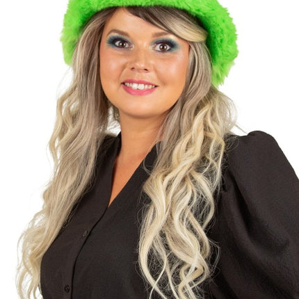 PartyXplosion Pluche vissershoed groen