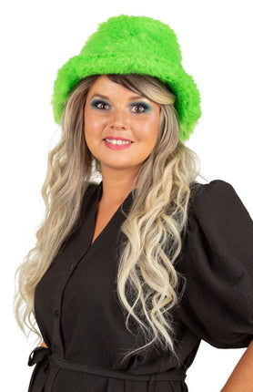 PartyXplosion Pluche vissershoed groen