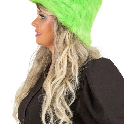 PartyXplosion Pluche vissershoed groen