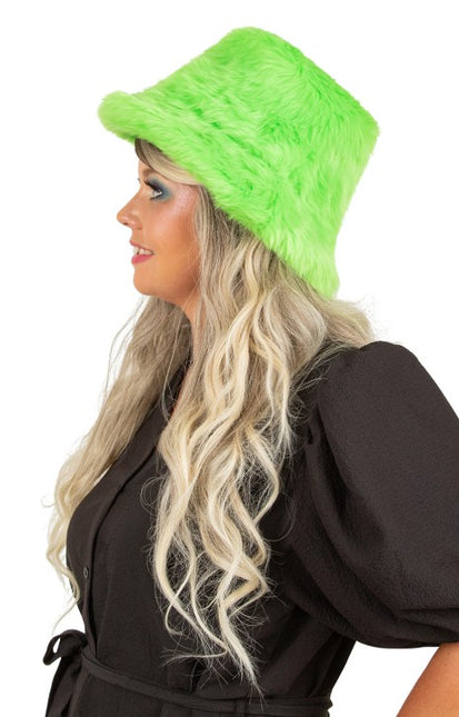 PartyXplosion Pluche vissershoed groen