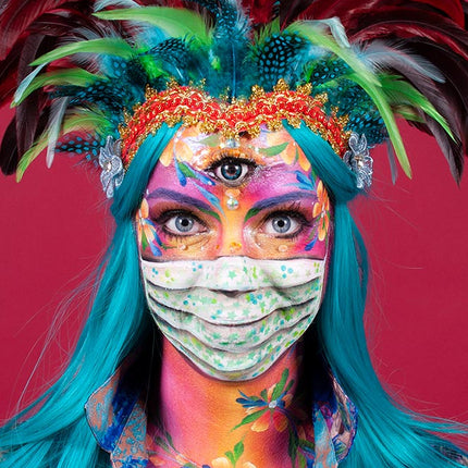 PartyXplosion Pruik Anne Emerald groen