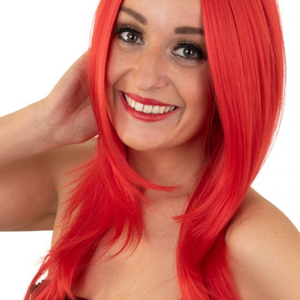 PartyXplosion Pruik Anne Rood