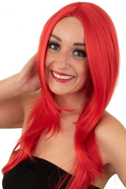 PartyXplosion Pruik Anne Rood