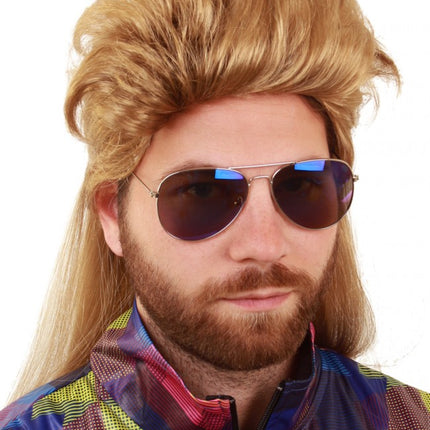 PartyXplosion Pruik Mike Blond