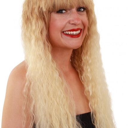 PartyXplosion Pruik Sophie blond krullend