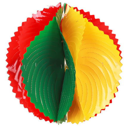 PartyXplosion PVC Deco Bal Rood Geel Groen Ø60 cm – Brandvertragend
