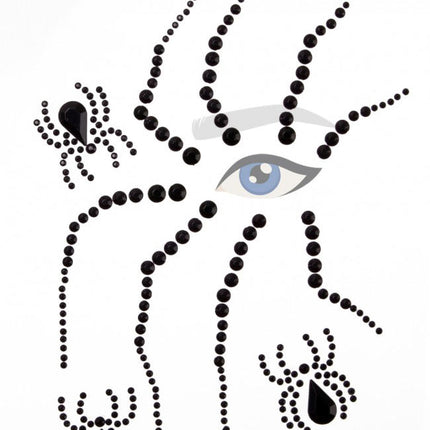 PartyXplosion PXP Face Jewels Halloween Spider