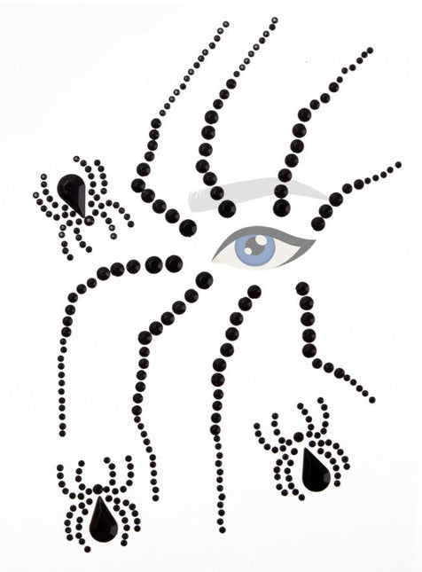 PartyXplosion PXP Face Jewels Halloween Spider
