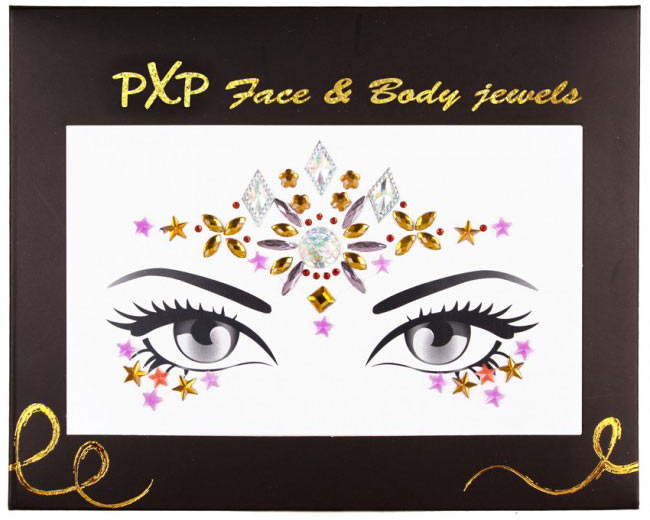 PartyXplosion PXP Face jewels Princess Star