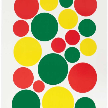 PartyXplosion Raamsticker Confetti Snippers Rood Geel Groen 35 x 50cm