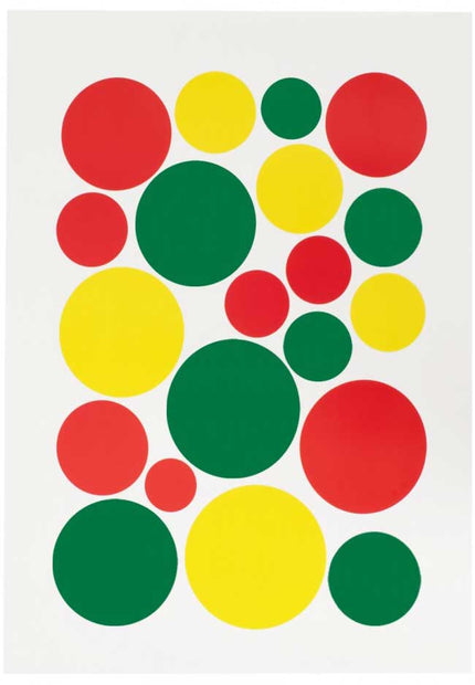 PartyXplosion Raamsticker Confetti Snippers Rood Geel Groen 35 x 50cm