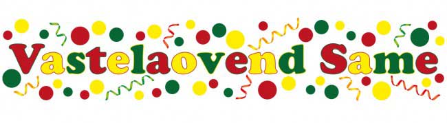 PartyXplosion Raamsticker Vastelaovend same 130 x 25 cm