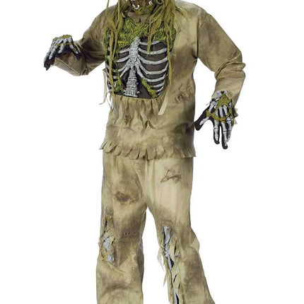 PartyXplosion Skelet Zombie Kostuum Heren