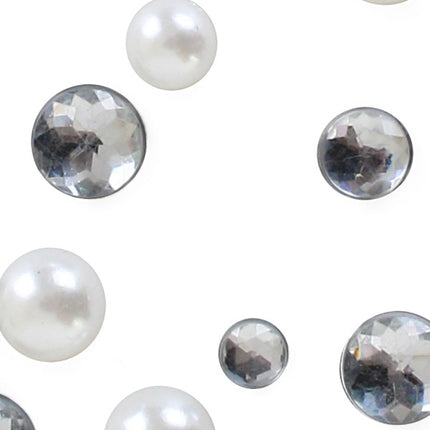 PartyXplosion Stenen Diamant Parel mix 200 gram