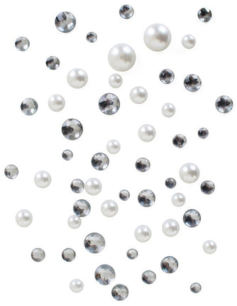 PartyXplosion Stenen Diamant Parel mix 200 gram