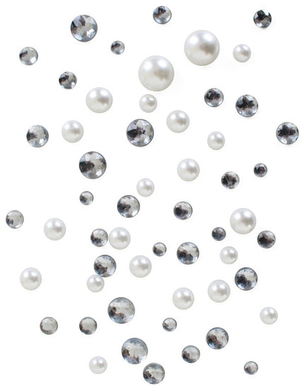 PartyXplosion Stenen Diamant Parel mix 200 gram