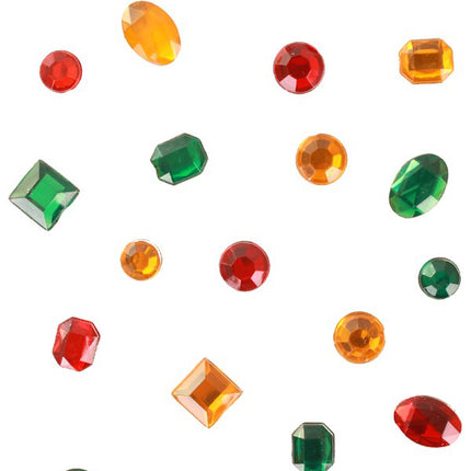 PartyXplosion Stenen Rood Geel Groen 200 gram