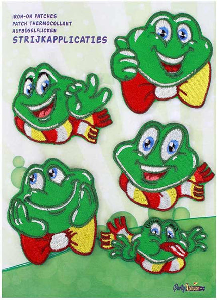 PartyXplosion Strijkapplicatie Oeteldonk Smiley Kikkers