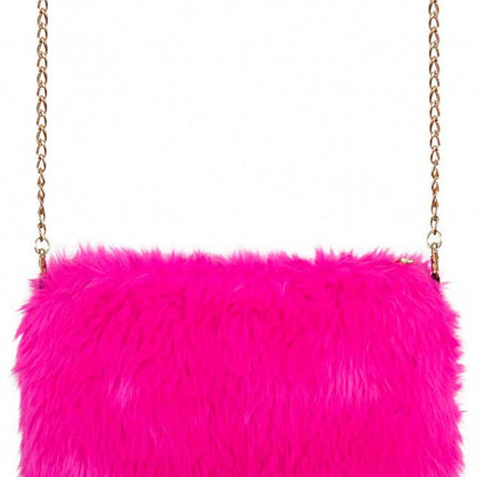 PartyXplosion Tasje Pluche Roze