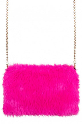 PartyXplosion Tasje Pluche Roze