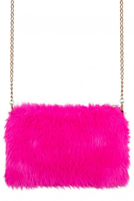 PartyXplosion Tasje Pluche Roze