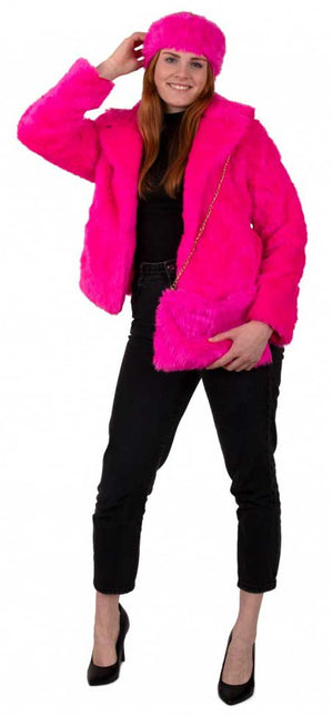 PartyXplosion Tasje Pluche Roze