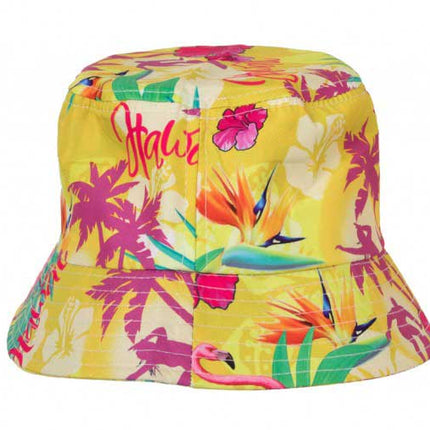 PartyXplosion Tropicana Vissershoedje geel