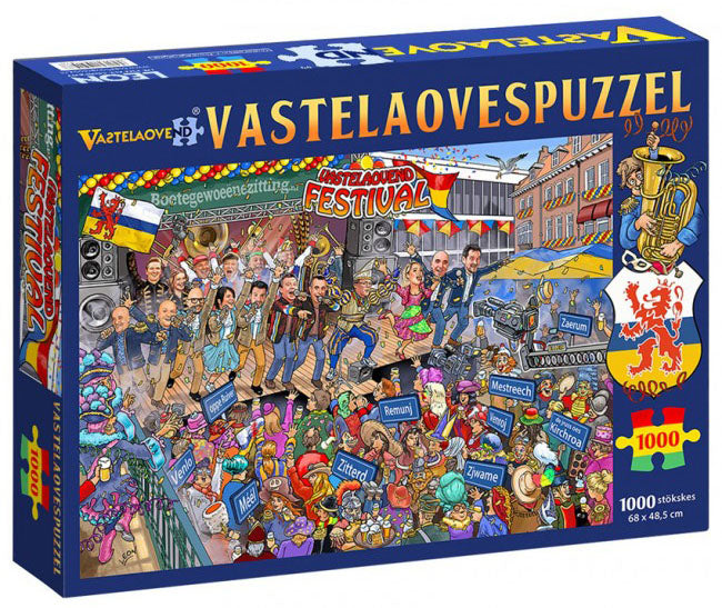 PartyXplosion Vastelaovend Festival Puzzel 1000 stukjes