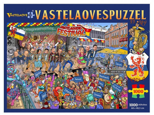 PartyXplosion Vastelaovend Festival Puzzel 1000 stukjes