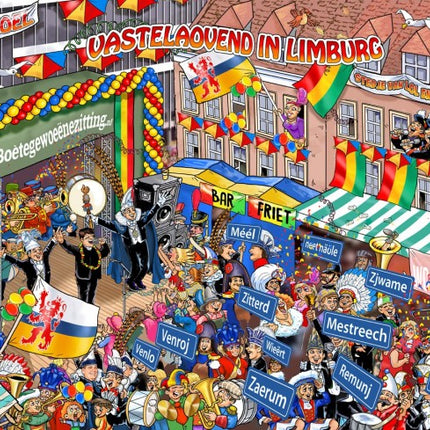 PartyXplosion Vastelaovend Puzzel 1000 stukjes