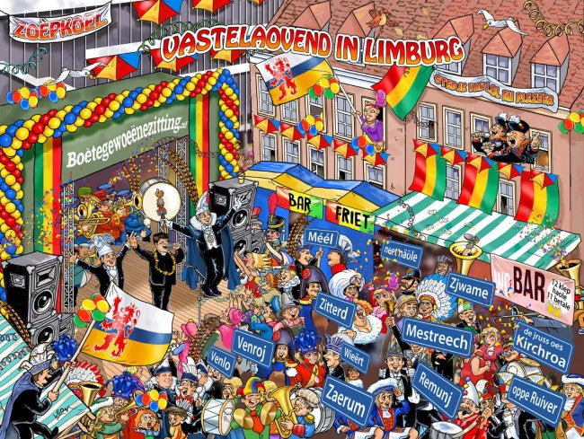 PartyXplosion Vastelaovend Puzzel 1000 stukjes