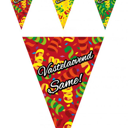 PartyXplosion Vasteloavend same vlaggenlijn 10 meter