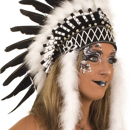 PartyXplosion Veren hoofdtooi Blackfoot