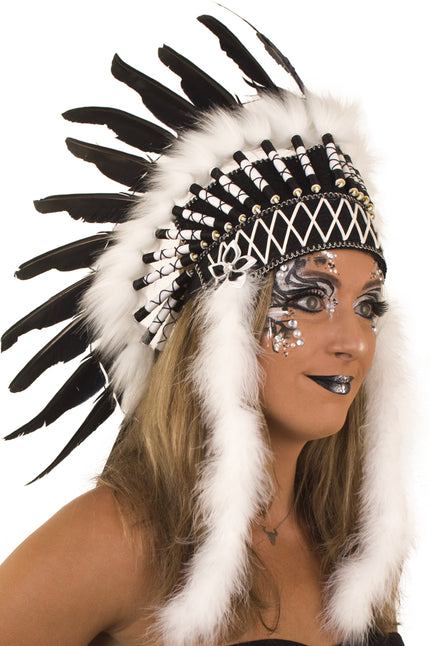 PartyXplosion Veren hoofdtooi Blackfoot