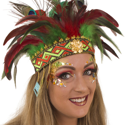 PartyXplosion Veren hoofdtooi Comanche
